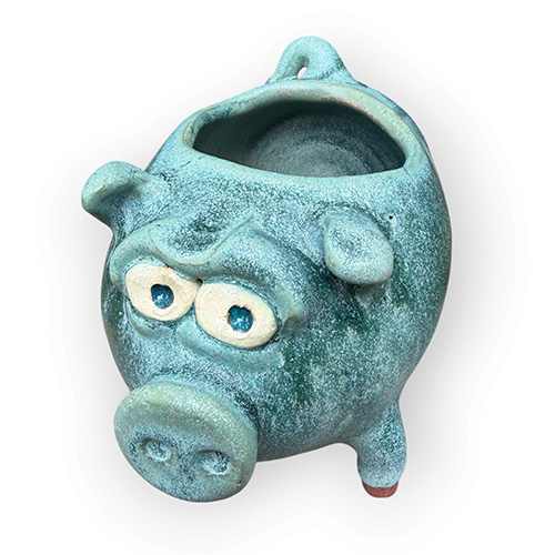 Harold Ferguson 5" Pig Planter DP6487